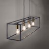 Suspension Leuchten-Direkt FABIO Noir, 4 lumières