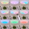 Plafonnier Page LED Blanc, 2 lumières, Télécommandes, Changeur de couleurs