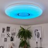Plafonnier Page LED, 2 lumières, Télécommandes, Changeur de couleurs