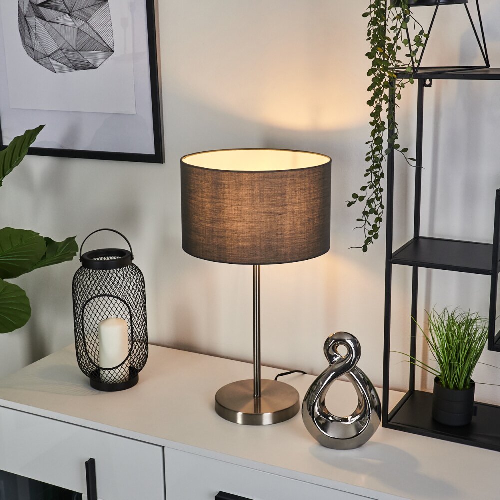 Lampe de table Tveid Nickel mat, 1 lumière main product photo