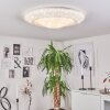 Plafonnier Cresta LED Blanc, 2 lumières, Changeur de couleurs