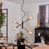 Suspension Gryon Laiton, Noir, 4 lumières