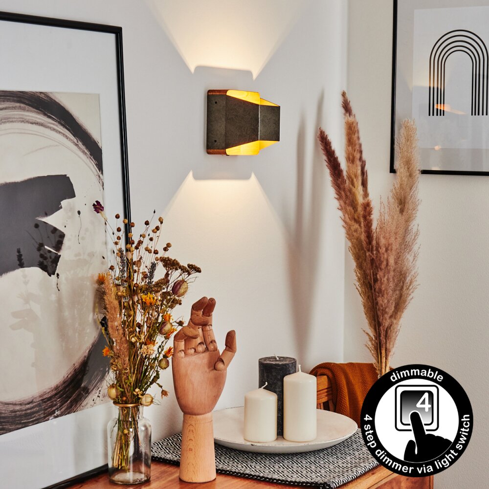 Applique murale Clarens LED Brun, Blanc, 1 lumière main product photo