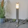 Borne lumineuse Sessa Nickel mat, 1 lumière