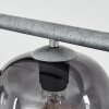Suspension Aarburg Argent Oxydé, 3 lumières
