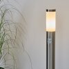 Borne lumineuse Sessa Nickel mat, 1 lumière, Détecteur de mouvement