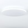 Plafonnier Bergell LED Blanc, 1 lumière