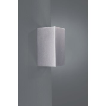 Applique murale Trio-Leuchten Enrico Nickel mat, 2 lumières