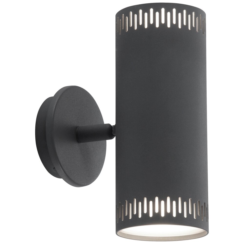 Applique murale Brilliant Living Cavi LED Gris, 2 lumières main product photo