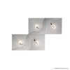 Plafonnier Grossmann FLOW LED Aluminium, 4 lumières