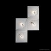 Plafonnier Grossmann FLOW LED Aluminium, 4 lumières