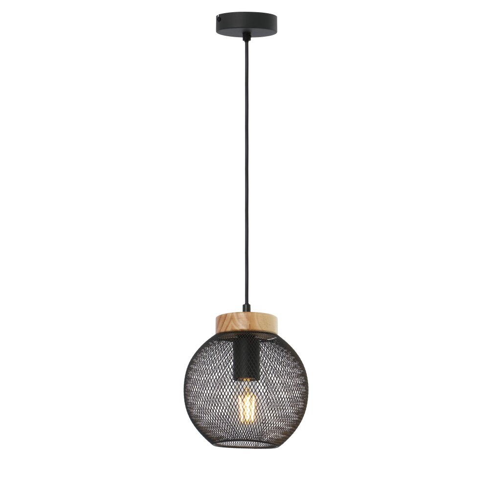 Suspension Globo PABLO Noir, 1 lumière main product photo