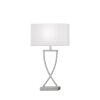 Lampe de table Fischer-Honsel Anni Nickel mat, 1 lumière