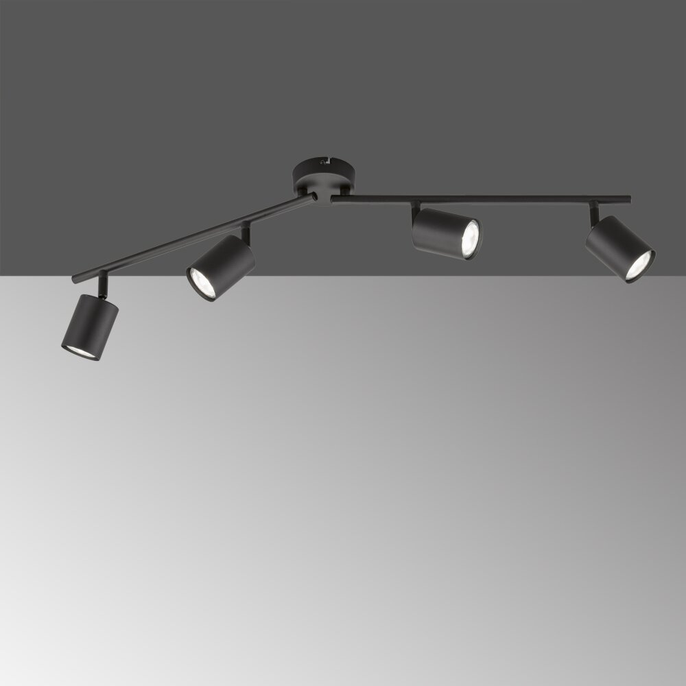 Plafonnier Fischer-Honsel Vano Noir, 4 lumières main product photo