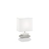 Lampe de table Fischer-Honsel Liner Blanc, 1 lumière