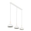 Suspension Steinhauer Bjorr Blanc, 3 lumières