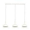 Suspension Steinhauer Bjorr Blanc, 3 lumières