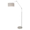 Lampadaire Steinhauer Prestige Chic Acier brossé, 1 lumière