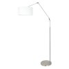 Lampadaire Steinhauer Prestige Chic Acier brossé, 1 lumière