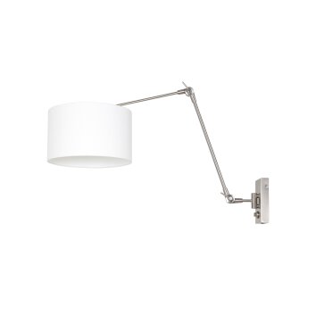 Applique murale Steinhauer Prestige Chic Acier brossé, 1 lumière