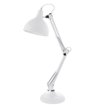 Lampe de table Eglo BORGILLIO Blanc, 1 lumière