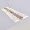 Suspension Nibe LED Nickel mat, 1 lumière