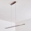 Suspension Nibe LED Nickel mat, 1 lumière