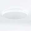 Plafonnier Seewen LED Blanc, 1 lumière, Télécommandes