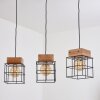 Suspension Fevaag Noir, 3 lumières Suspension Fevaag Noir, 3 lumières