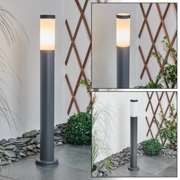 Borne lumineuse Sessa Anthracite, 1 lumière