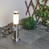 Borne lumineuse Sessa Nickel mat, 1 lumière