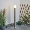 Borne lumineuse Sessa Nickel mat, 1 lumière, Détecteur de mouvement