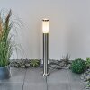 Borne lumineuse Sessa Nickel mat, 1 lumière