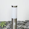 Borne lumineuse Sessa Nickel mat, 1 lumière, Détecteur de mouvement