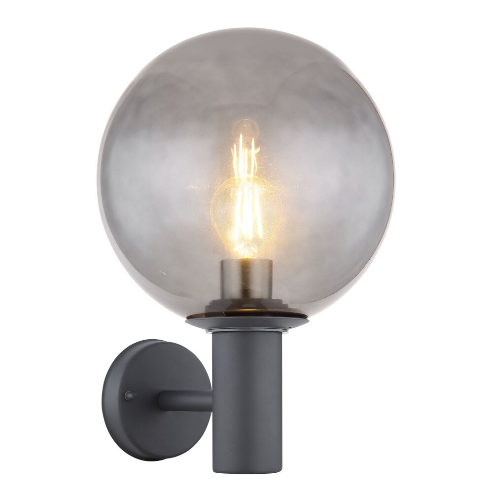 Applique murale d'extérieur Globo HEDWIG Anthracite, 1 lumière main product photo