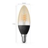 LED E14 4,5 Watt 2100 Kelvin 300 Lumen Philips Hue White