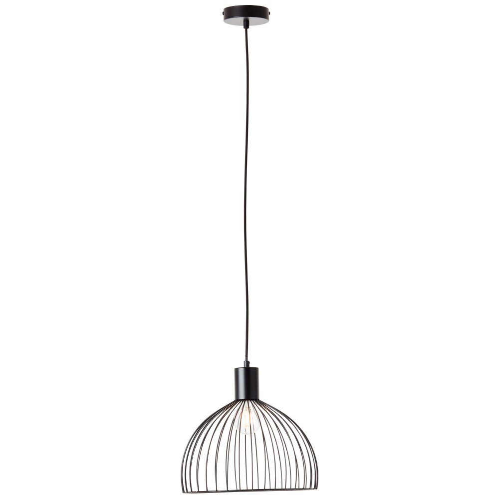 Suspension Brilliant Blacky Noir, 1 lumière main product photo