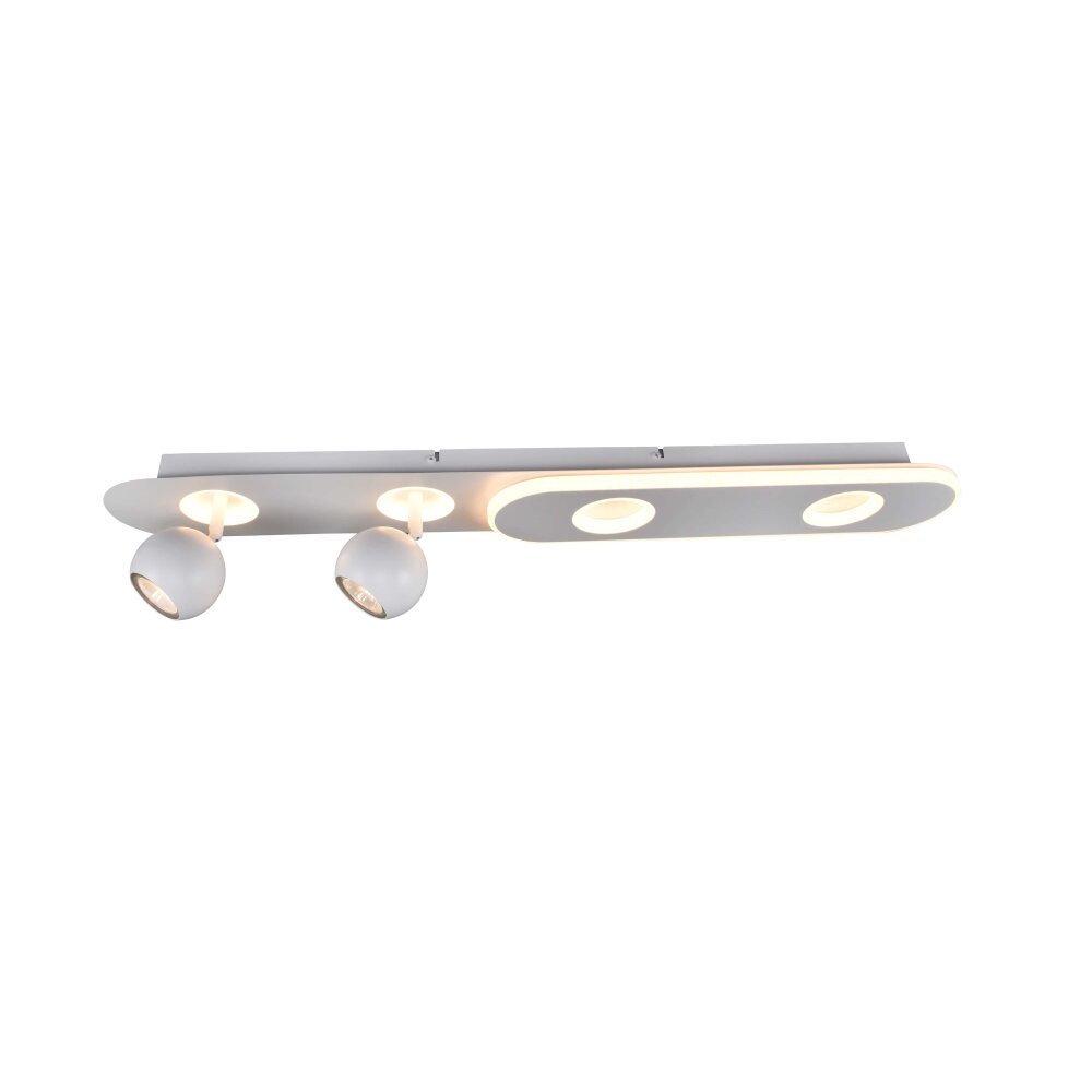 Plafonnier Brilliant Irelia Blanc, 2 lumières main product photo