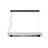 Suspension Lucide CALIXT Noir, 2 lumières