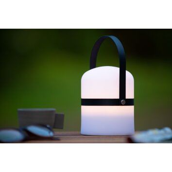 Lampe de table Lucide LITTLEJOE LED Noir, Blanc, 1 lumière
