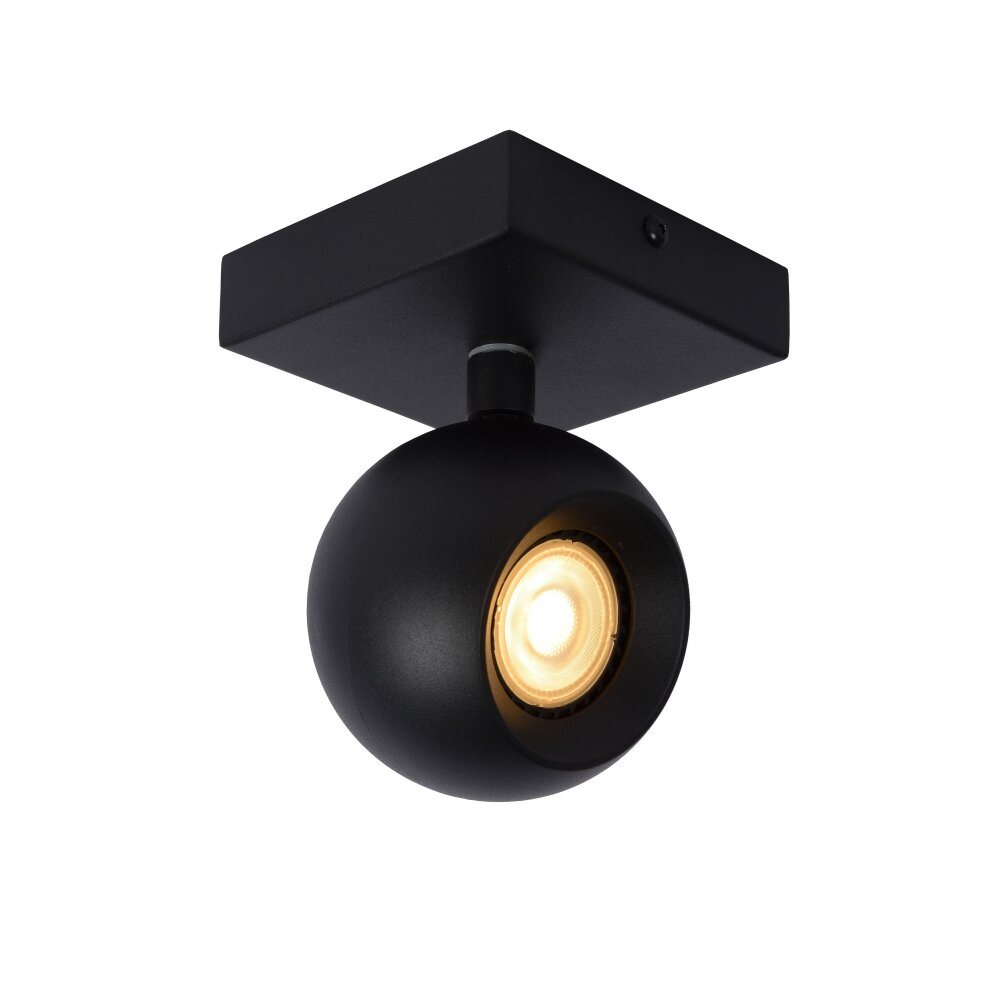 Plafonnier Lucide FAVORI Noir, 1 lumière main product photo