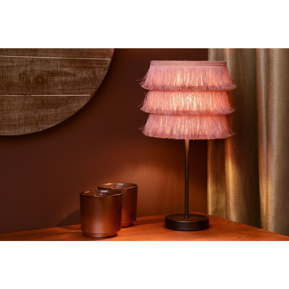 Lampe de table Lucide TOGO Noir, 1 lumière main product photo