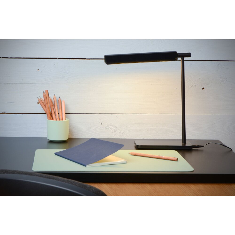 Lampes de table Lucide LEVI LED Noir, 1 lumière main product photo