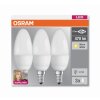 Lot de 3 Osram LED E14 5,7 Watt 2700 Kelvin 470 Lumen
