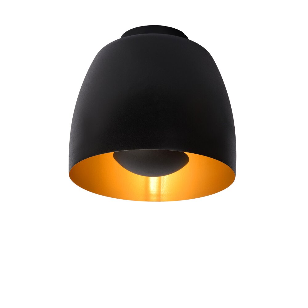 Plafonnier Lucide NOLAN Noir, 1 lumière main product photo