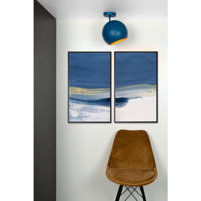 Plafonnier Lucide BINK Bleu, 1 lumière Plafonnier Lucide BINK Bleu, 1 lumière