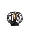 Lampe de table Lucide MANUELA Noir, 1 lumière