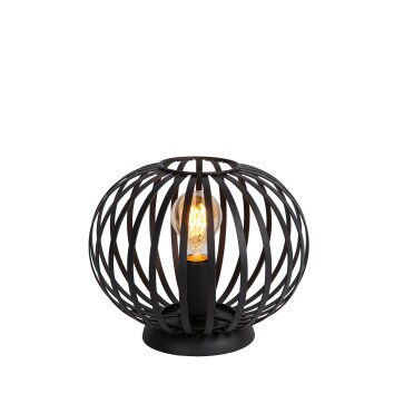 Lampe de table Lucide MANUELA Noir, 1 lumière