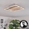 Plafonnier Buren LED Nickel mat, 1 lumière