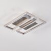 Plafonnier Buren LED Nickel mat, 1 lumière
